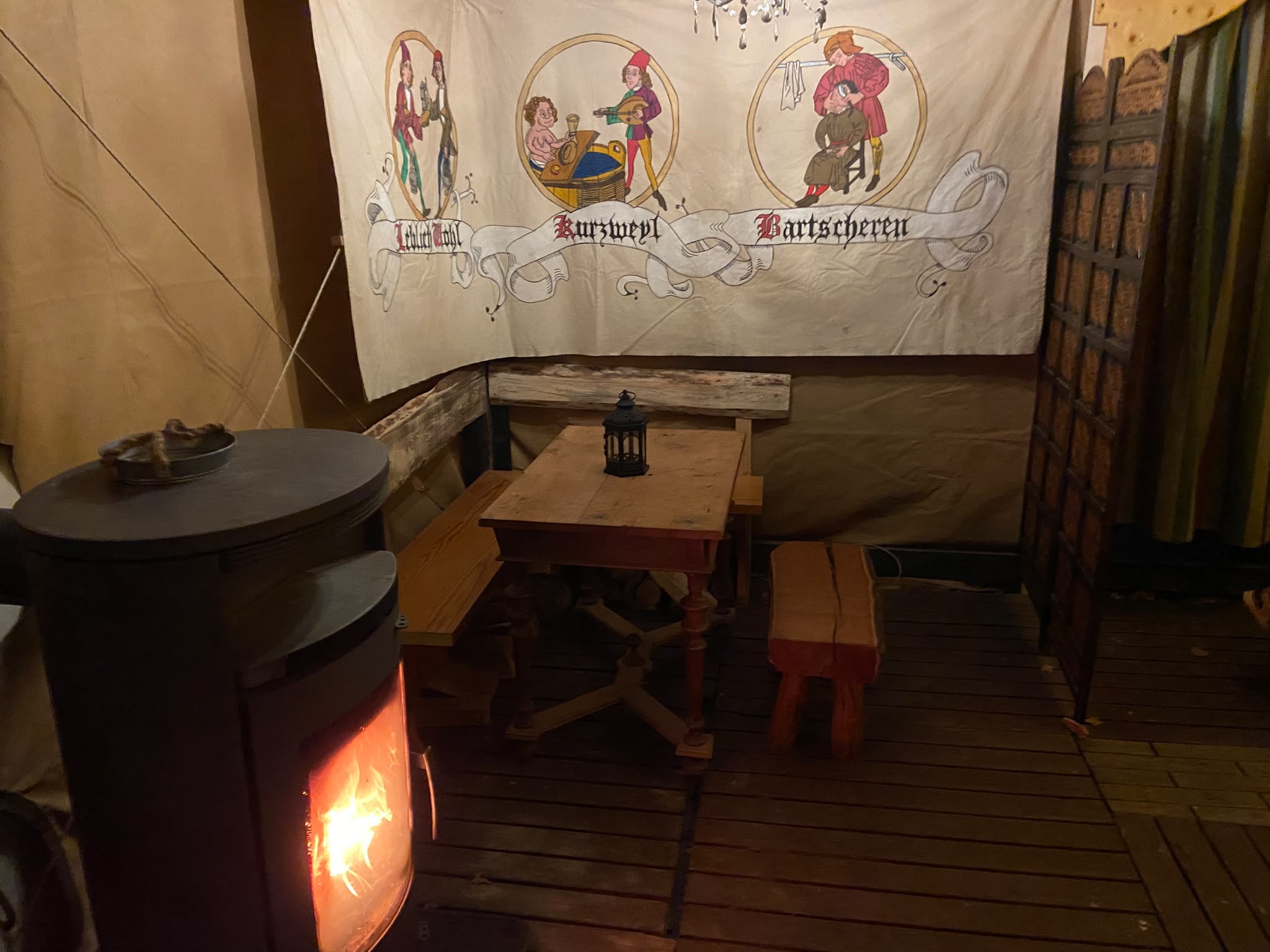 Ofen im Badehaus